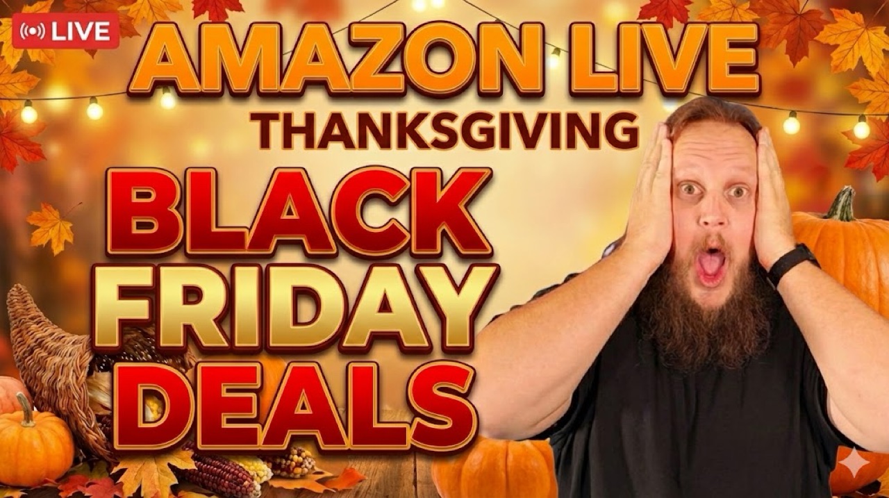 Watch Early Black Friday Deals on Amazon Live
