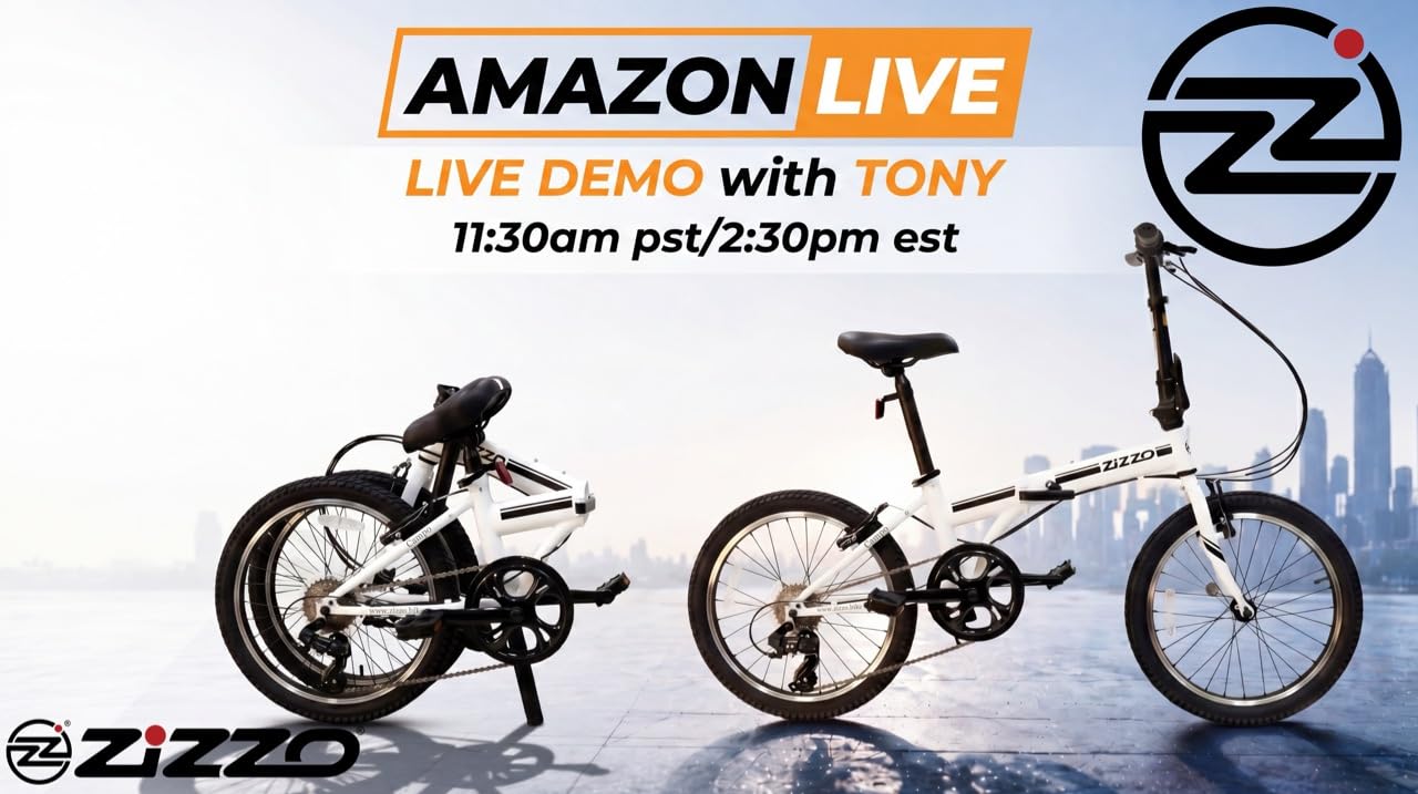 Amazon.com: ZIZZO FOLDING BIKE