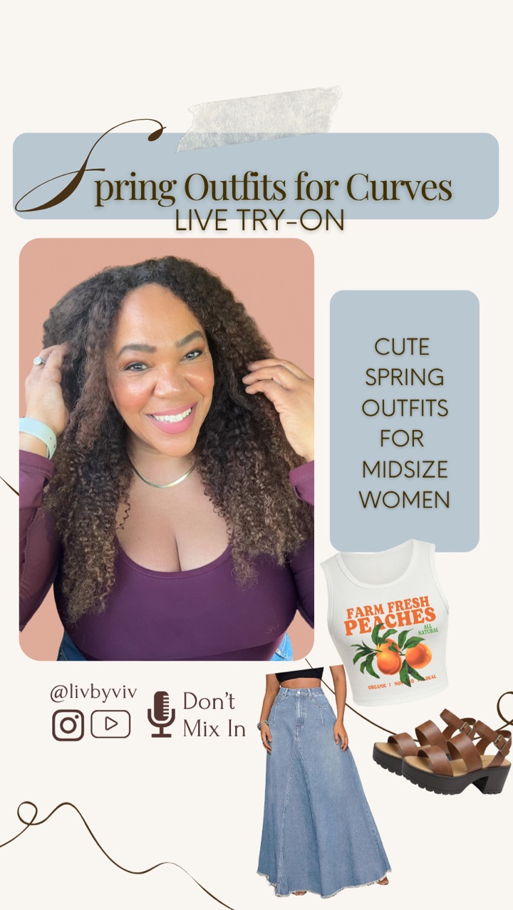 Watch Spring💐 Outfits for Midsize on Amazon Live