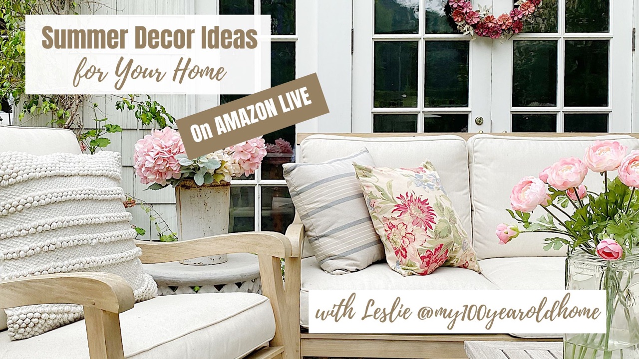 Watch Summer Decor Ideas for Your Home with Live Exclusive Deals on ...