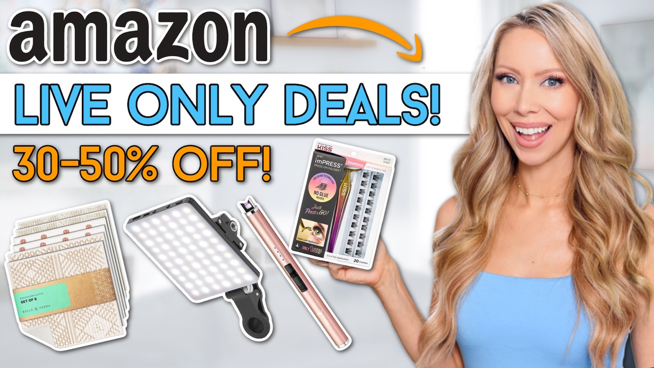 Watch HUGE DEALS on My Favorite Amazon Products! on Amazon Live