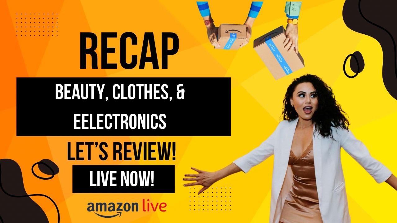 Watch RECAP! LET’S REVIEW LIVE! 😱🤭 on Amazon Live