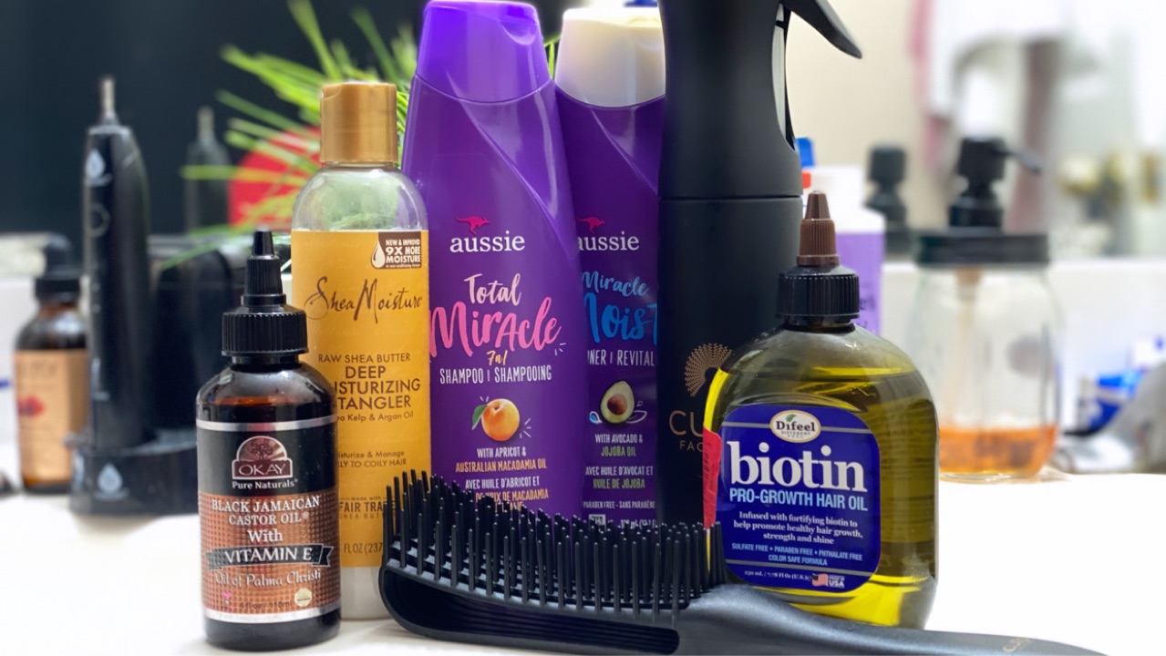 Watch My hair products!! on Amazon Live