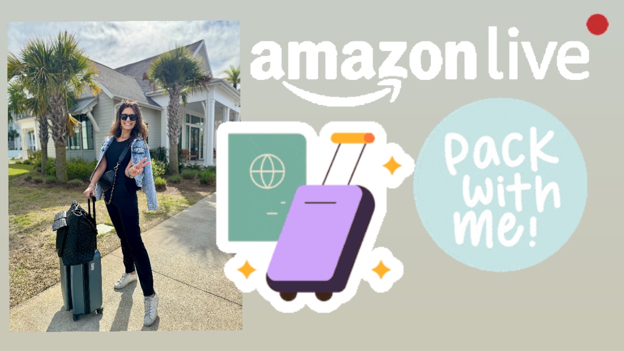 Watch 🧳WHAT I PACKED on Amazon Live