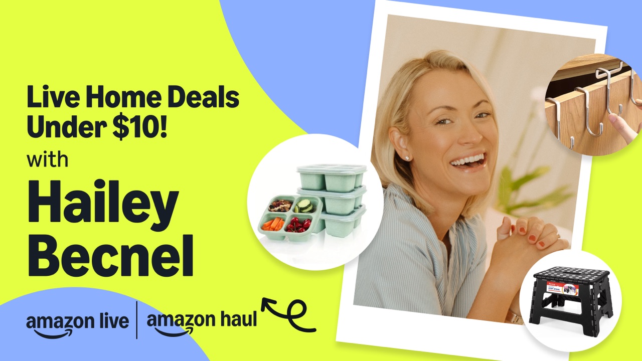 Watch Home Deals Under $10 #livehauldeals on Amazon Live
