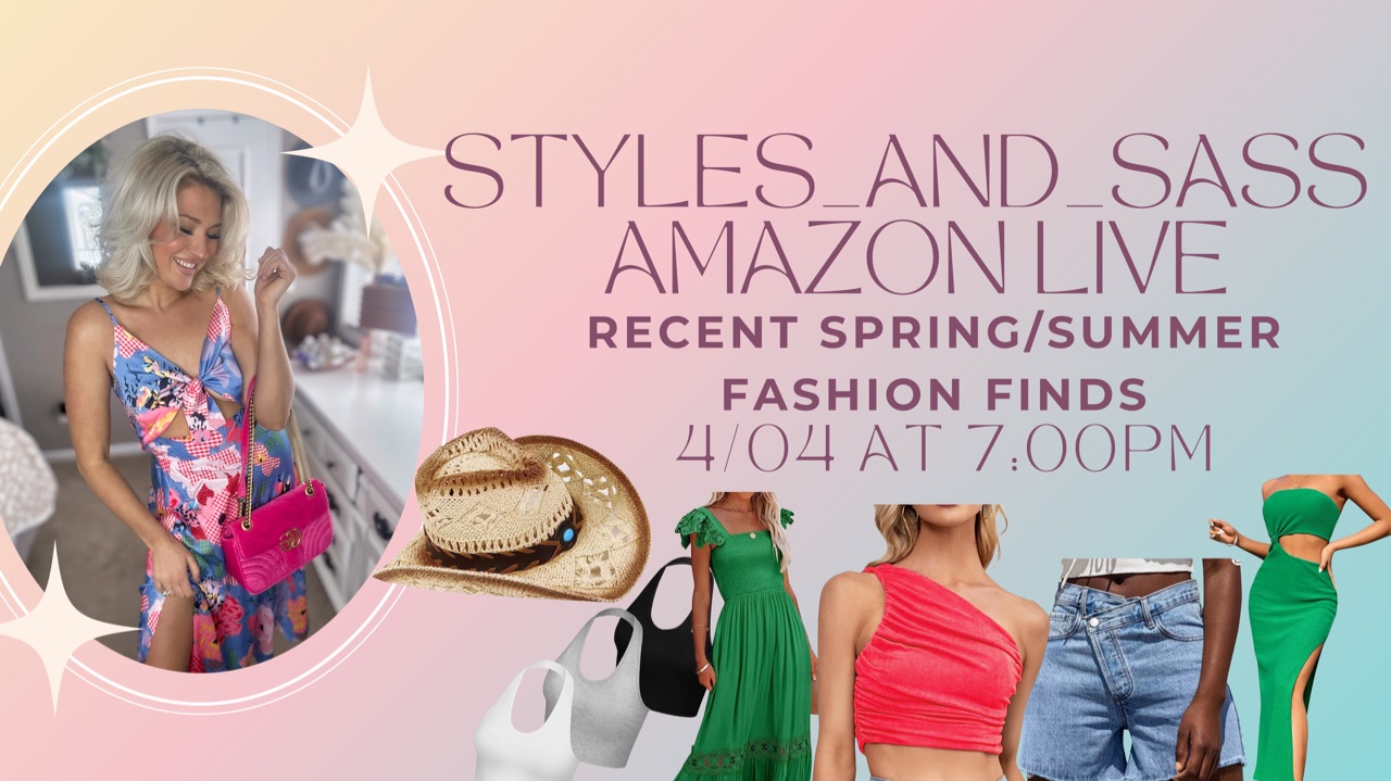 Watch Recent Spring & Summer Fashion Haul! 🛍️☀️⚡️ on Amazon Live