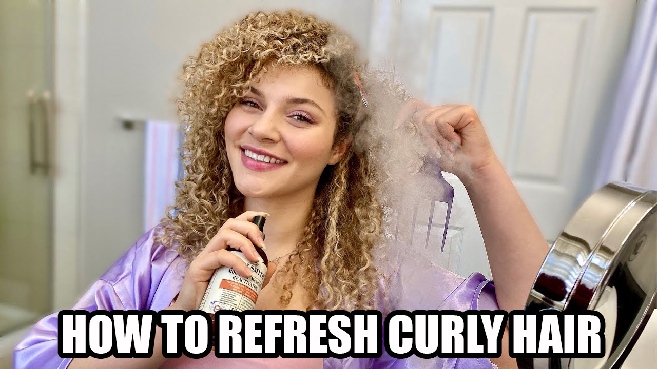 Watch EASY WAYS TO REFRESH CURLY HAIR on Amazon Live