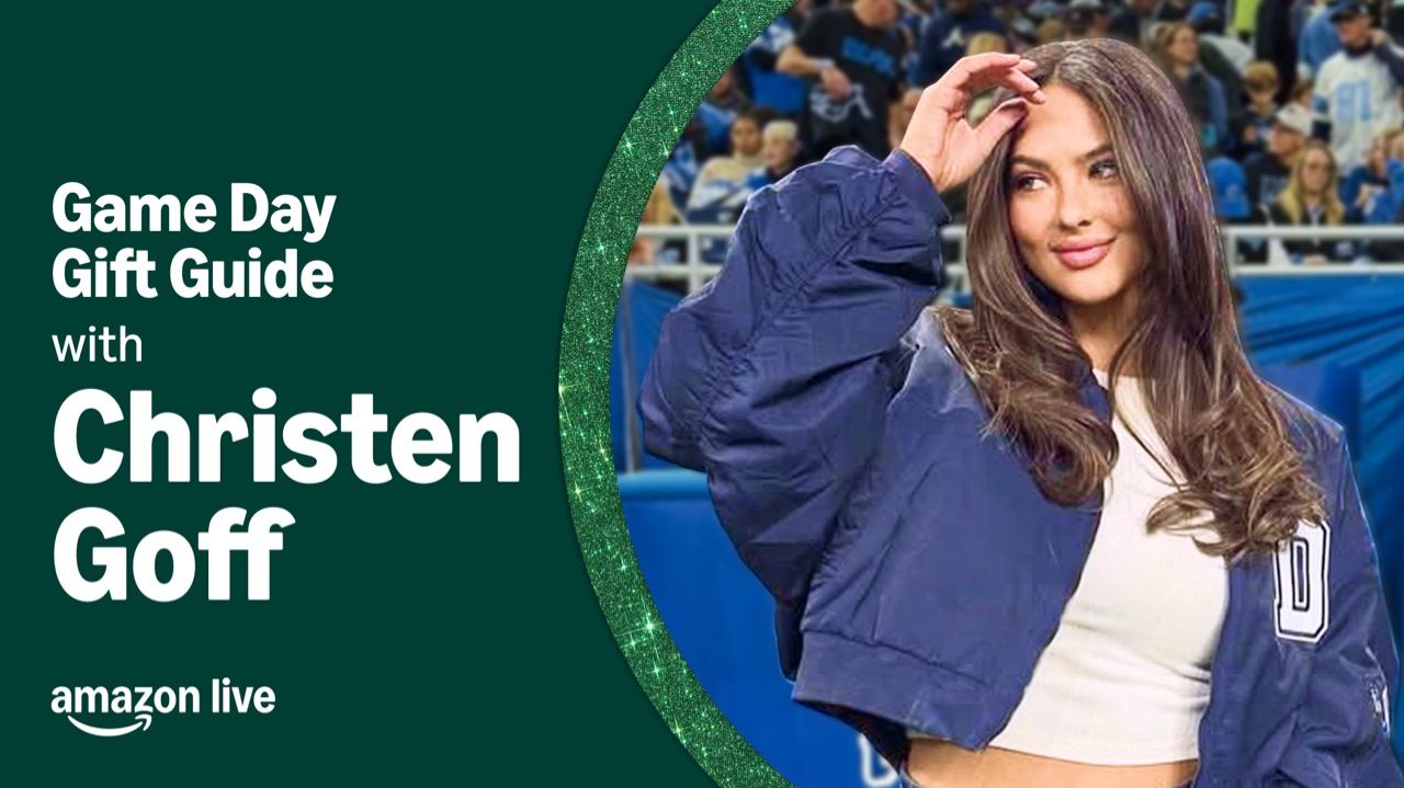 Watch Game Day Gift Guide with Christen Harper on Amazon Live