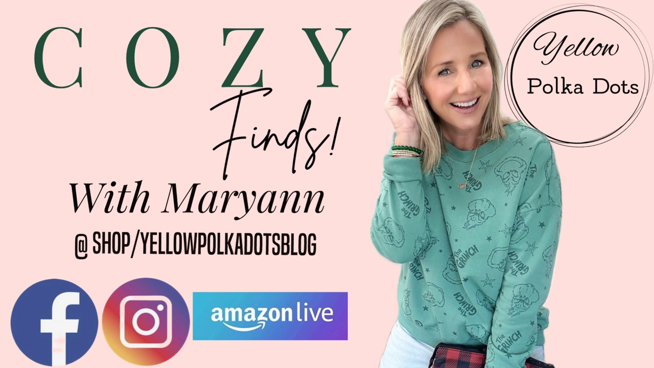 Watch Cozy Finds!! on Amazon Live