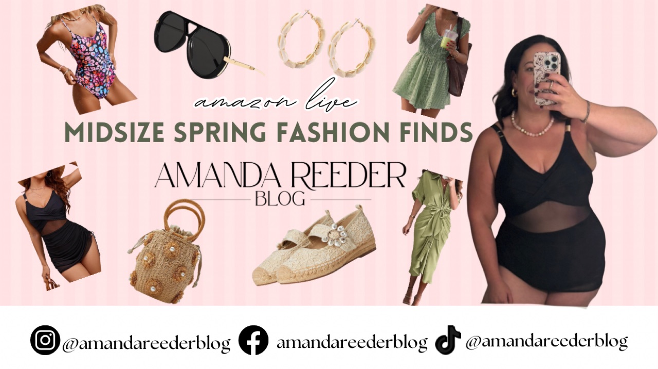 Watch Midsize Spring Swim Fashion Finds with Amanda on Amazon Live