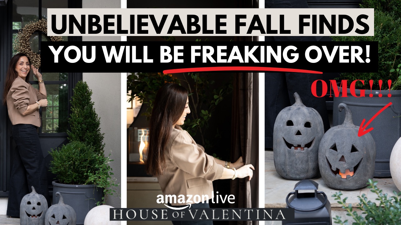 Watch Fall Home Decor Finds on Amazon Live