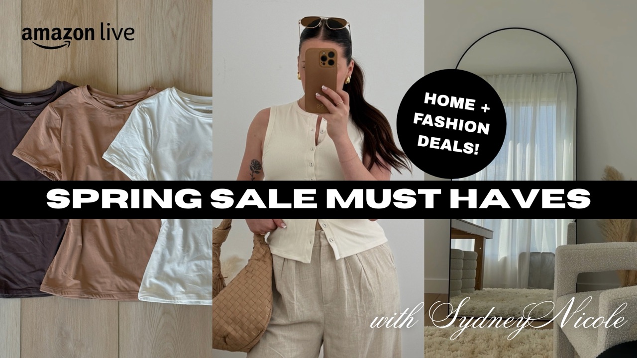 Watch SPRING SALE! Must Have Deals & Bestsellers! on Amazon Live