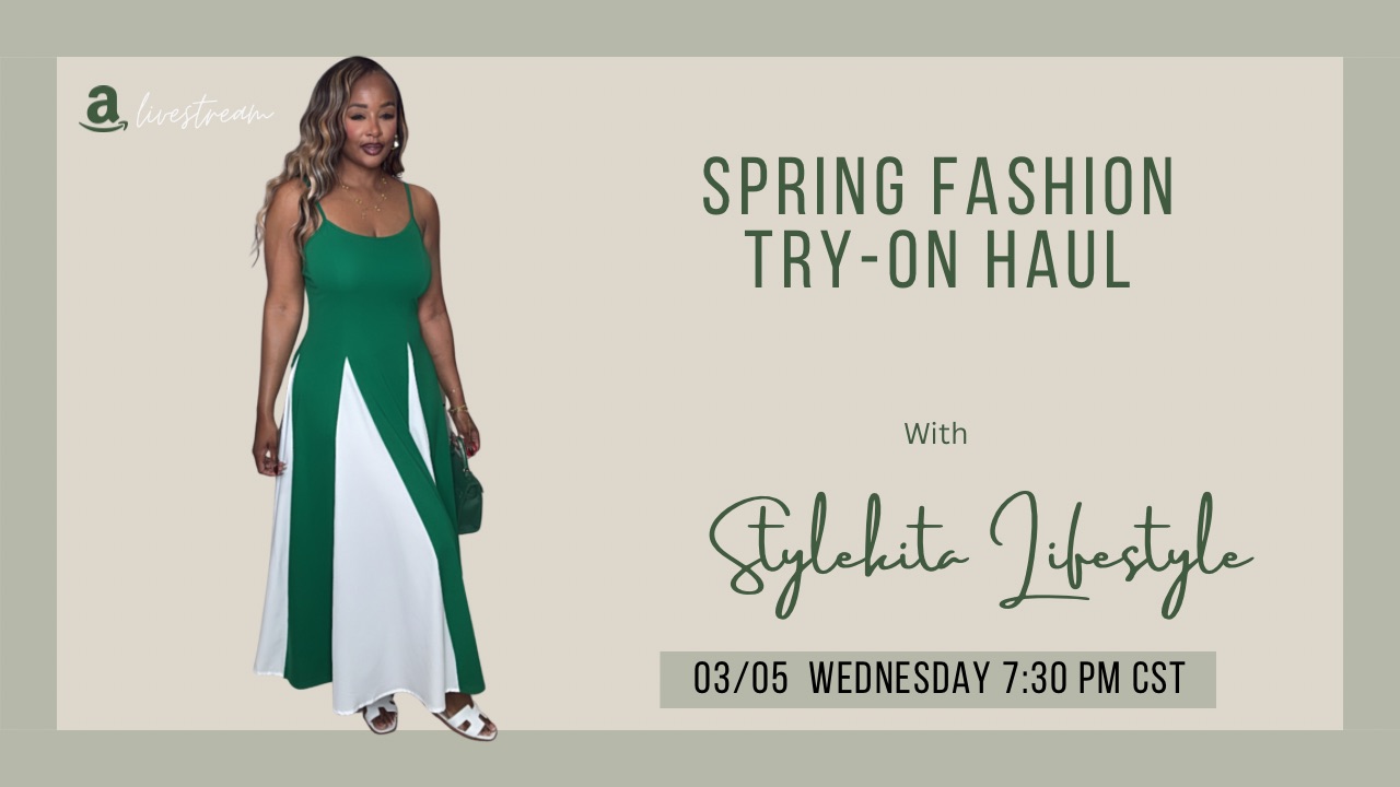 Watch Spring Fashion Try on Haul on Amazon Live