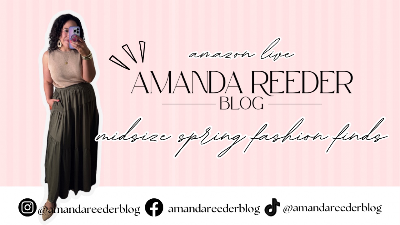 Watch Midsize Spring Fashion with Amanda Reeder on Amazon Live