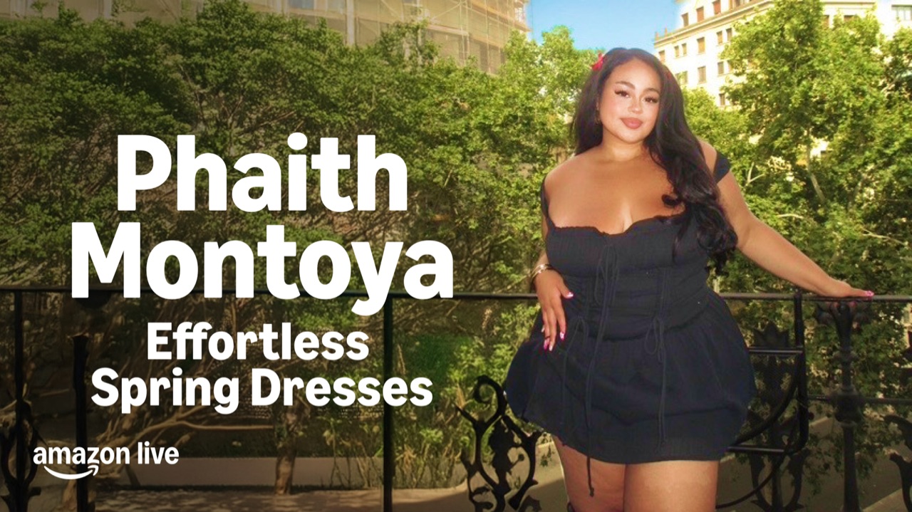 Watch Effortless Spring Dresses with Phaith Montoya on Amazon Live