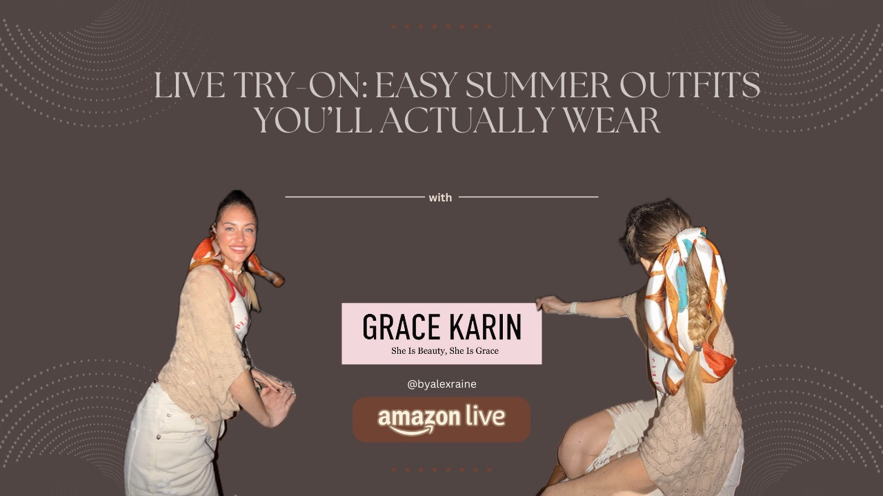 Watch Live try on& summer fits you can’t wait to wear! on Amazon Live