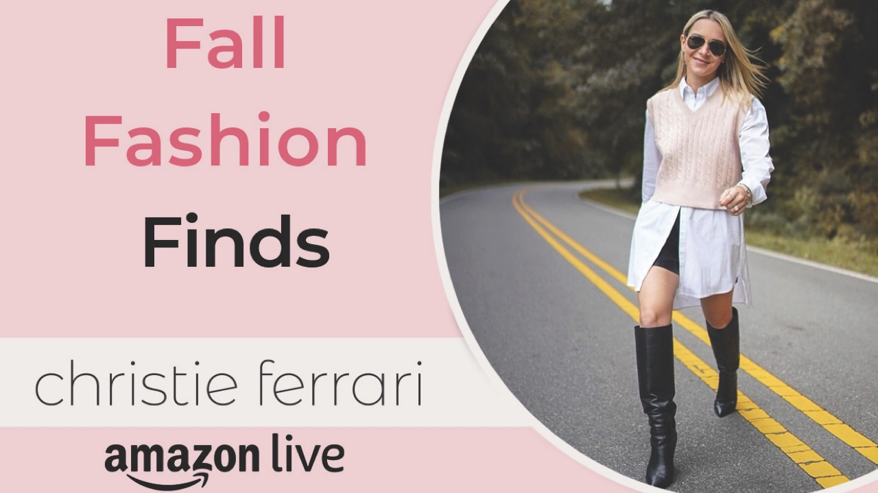 Watch Fall Fashion Finds on Amazon Live