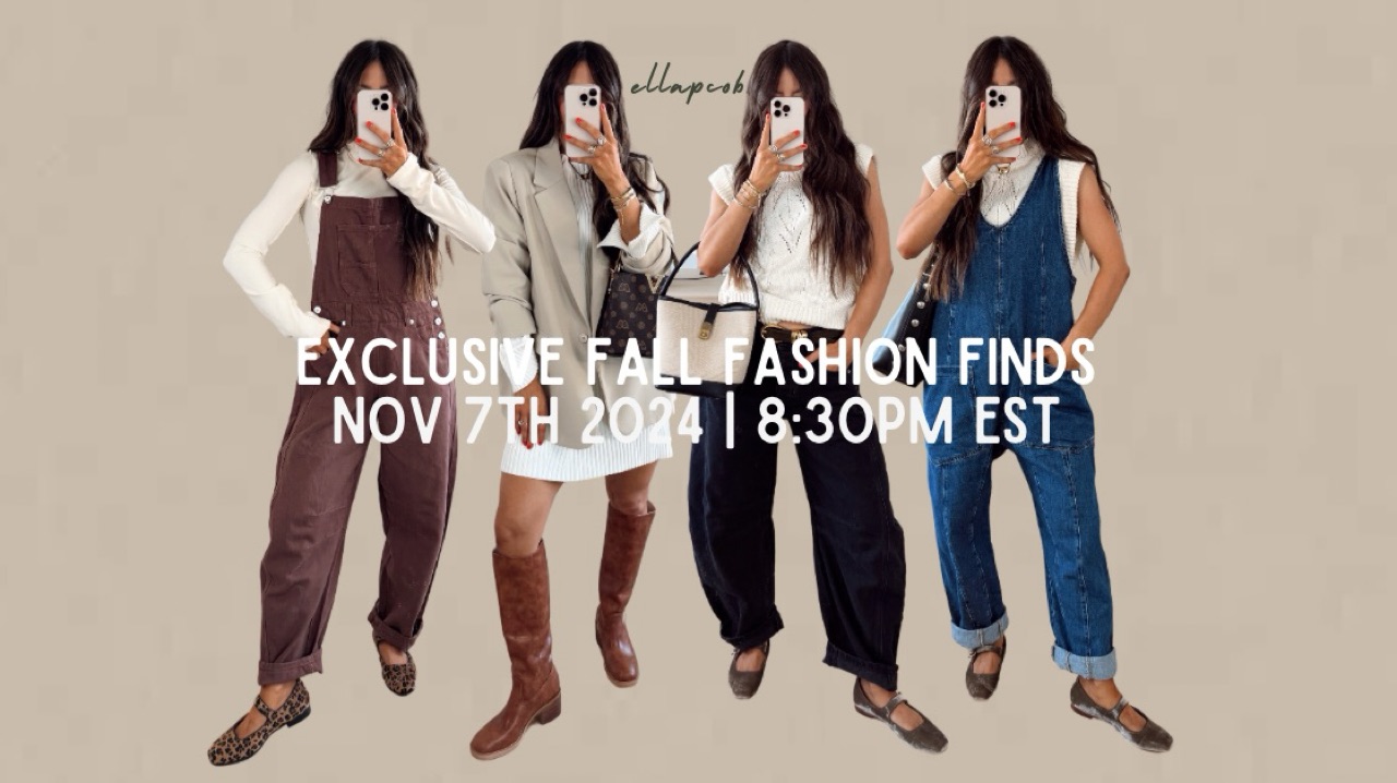 Watch EXCLUSIVE FALL FASHION FINDS | EllaPCobb on Amazon Live