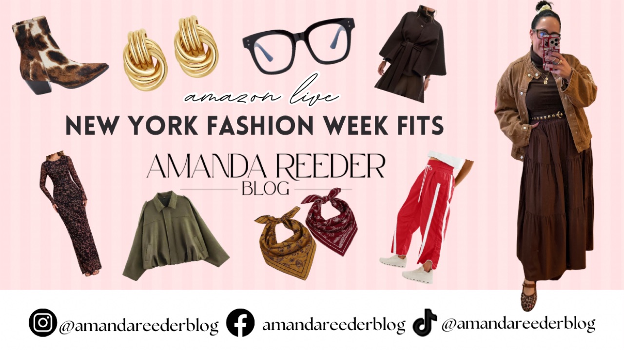 Watch Pin Inspired& NY Fashion Week Midsize Outfits on Amazon Live