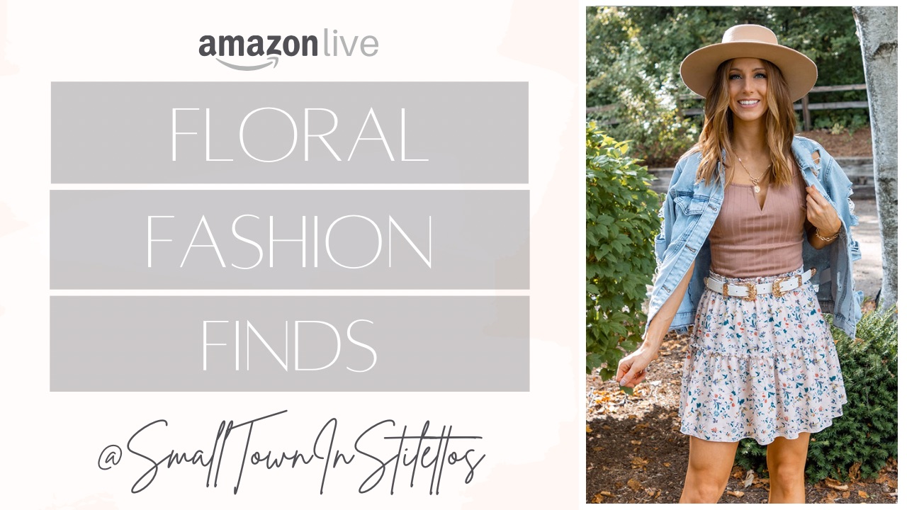 Watch Floral Fashion Finds on Amazon Live