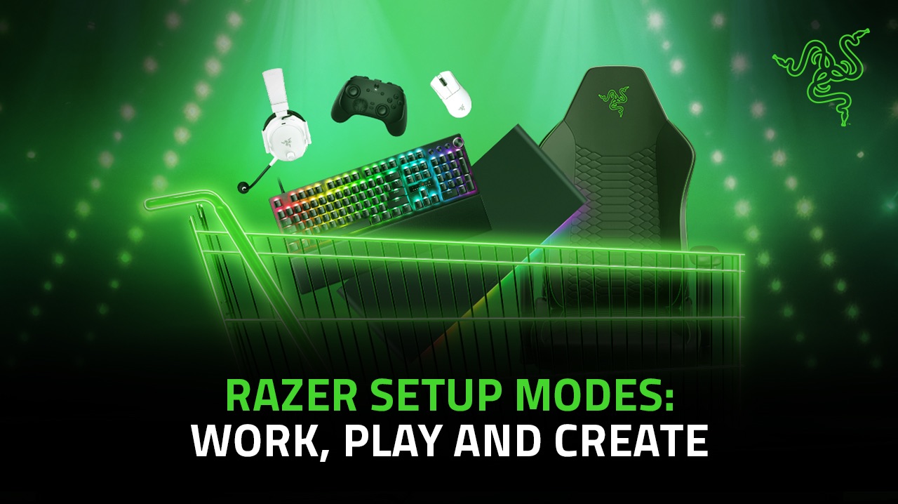 Watch RAZER SET UP MODES&colon; WORK, PLAY AND CREATE on Amazon Live