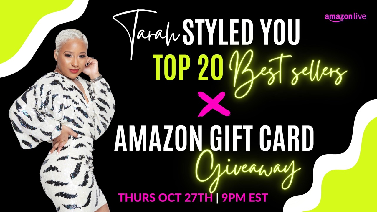 Watch Fashion Best Sellers x Gift Card Giveaway on Amazon Live