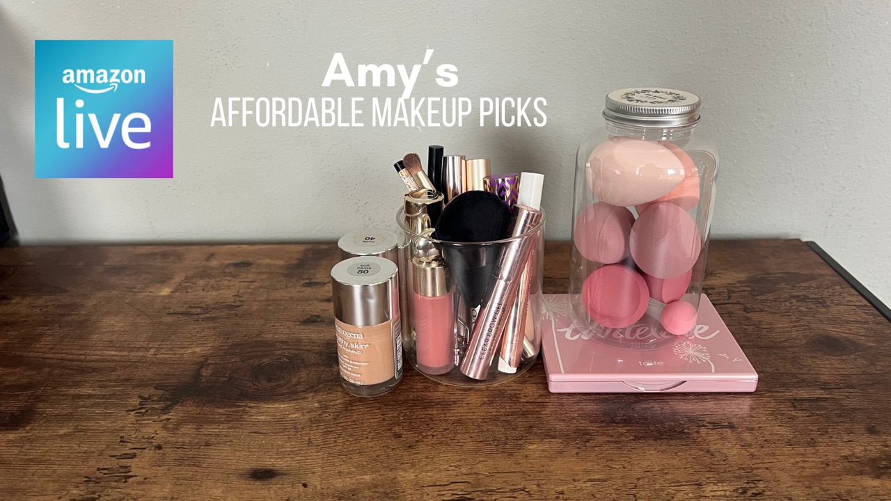 Watch Amy's Makeup Picks on Amazon Live