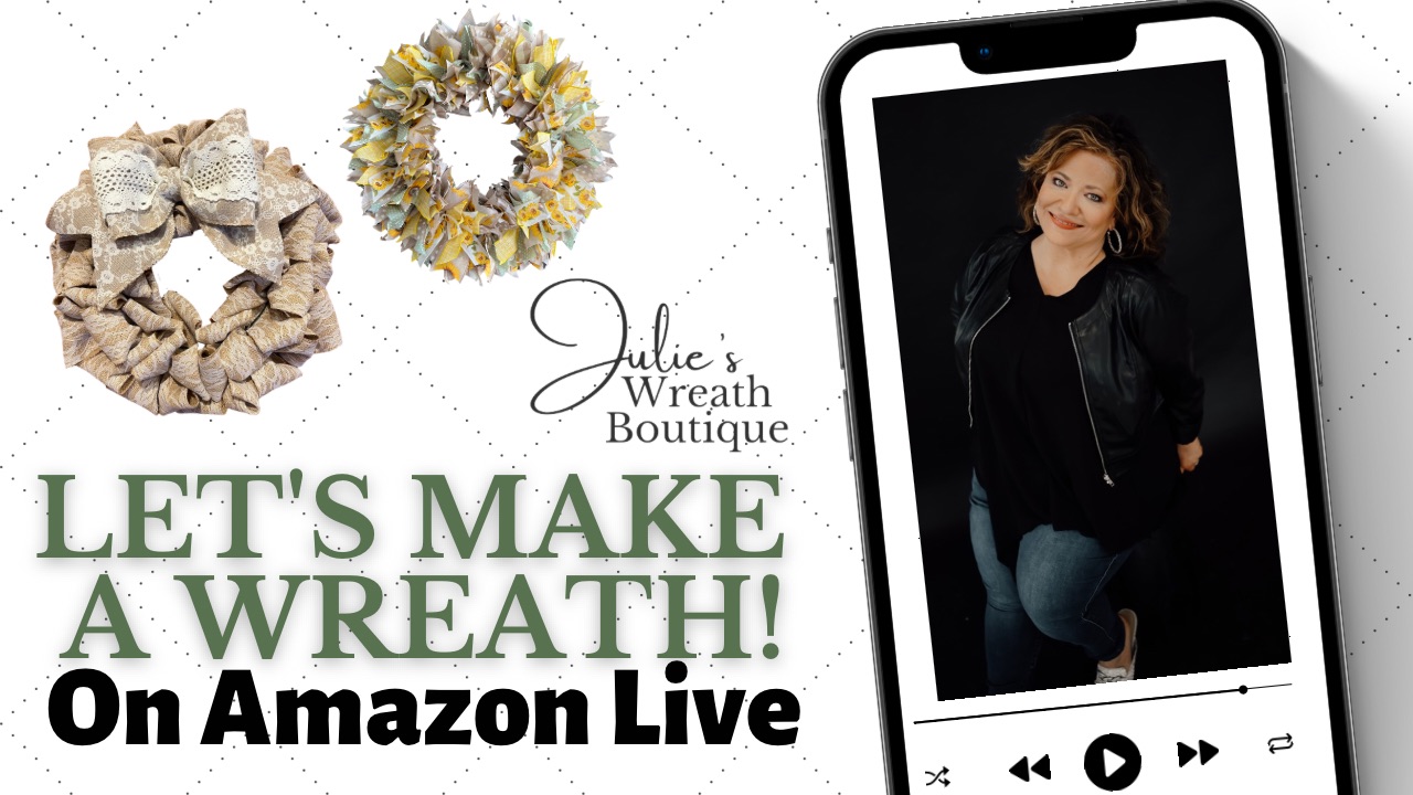 Watch How to Make a Burlap Wreath with Julie’s Wreath Boutique on ...