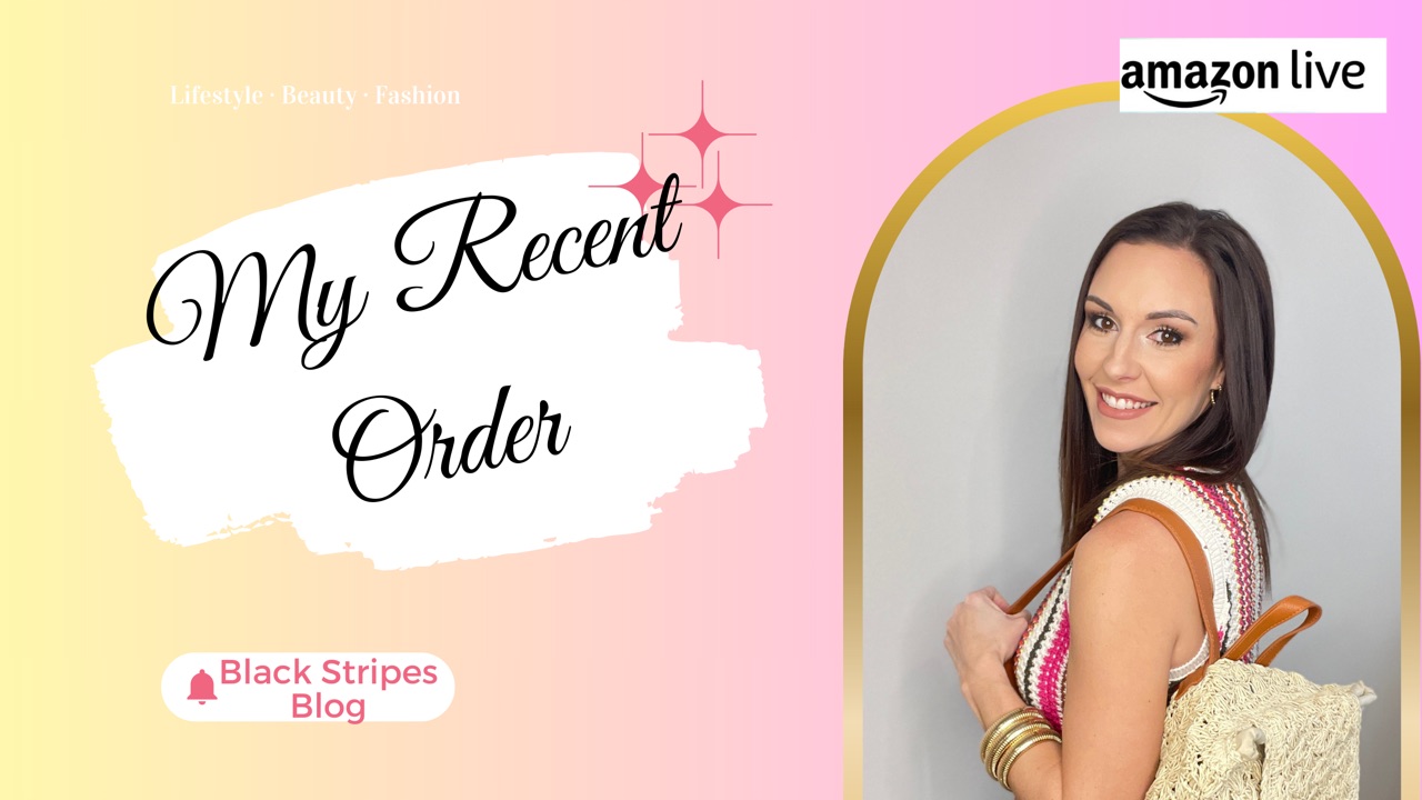 Watch My Recent Order on Amazon Live