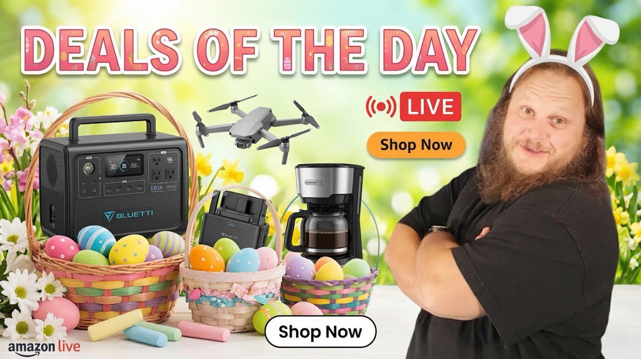 Watch Deals of the Day on Amazon Live