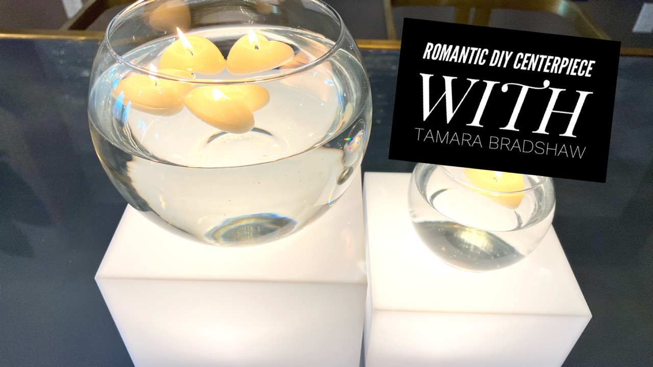 Watch Make A Romantic DIY Centerpiece with Tamara Bradshaw on Amazon Live