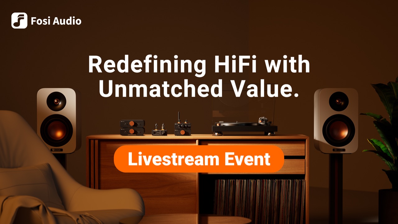 the latest from Fosi Audio on Amazon Live