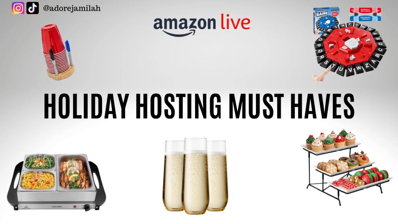 Watch Holiday Hosting Must Haves on Amazon Live