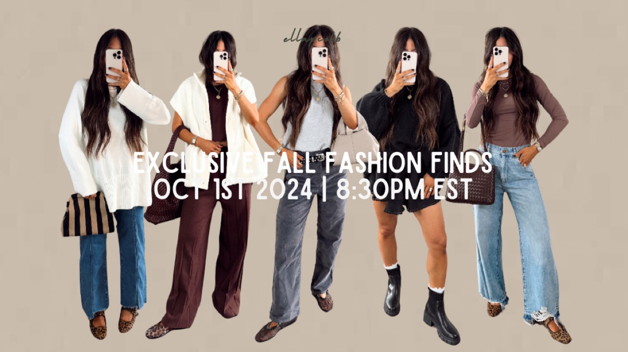 Watch EXCLUSIVE FALL FASHION FINDS | ELLAPCOBB on Amazon Live