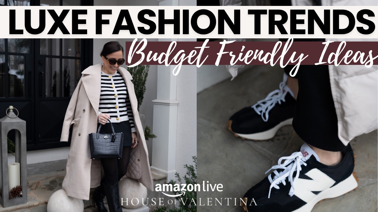 Watch Luxe Fashion Trends on Amazon Live