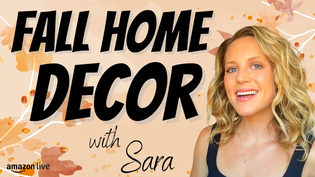 Watch 🧡 🍁 FALL HOME DECOR 🤎 🍂 FOLLOW to enter GIVEAWAY! on Amazon Live