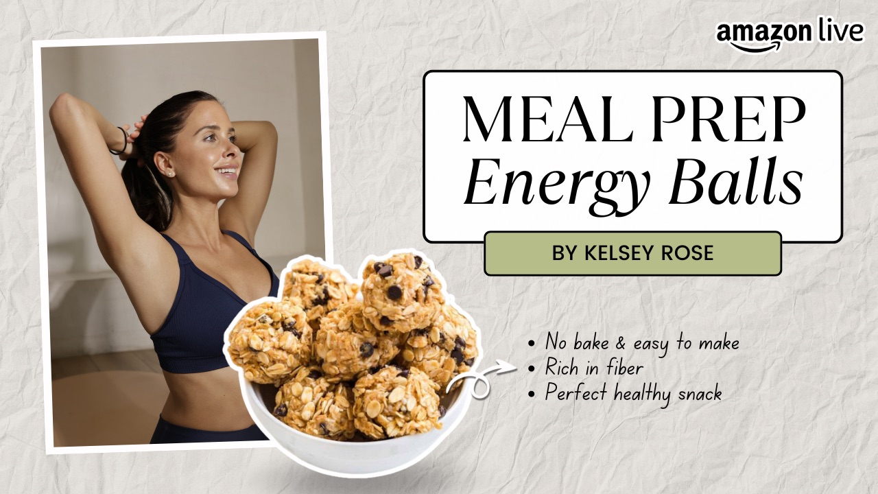 Watch Snack Prep Energy Balls w Me! on Amazon Live