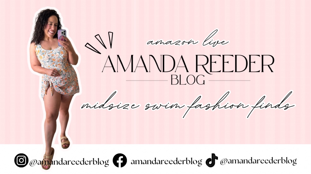 Watch Midsize Swim Fashion | Amanda Reeder on Amazon Live