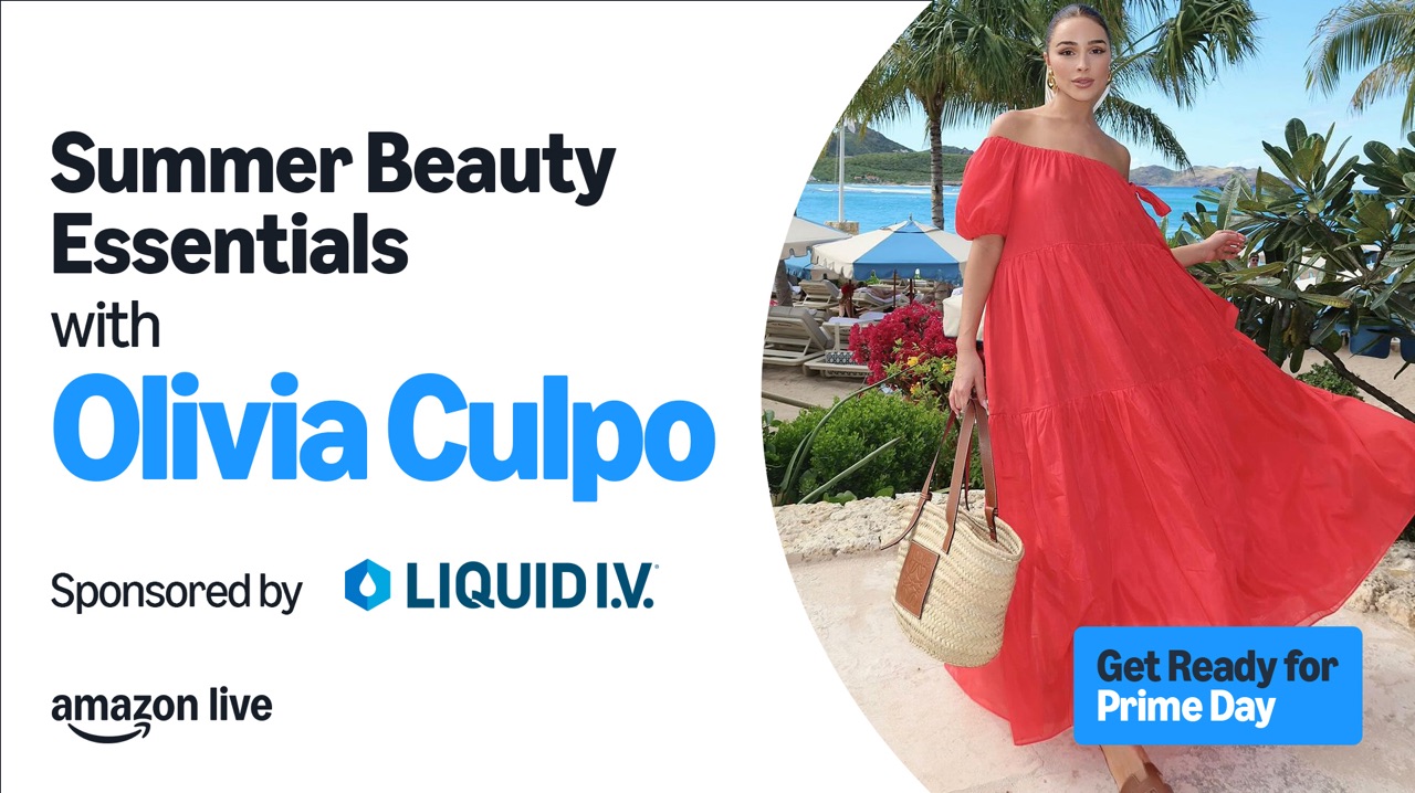 Watch Summer Beauty Essentials with Olivia Culpo on Amazon Live