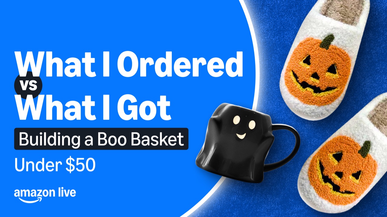Watch Building A Boo Basket Under $50 on Amazon Live