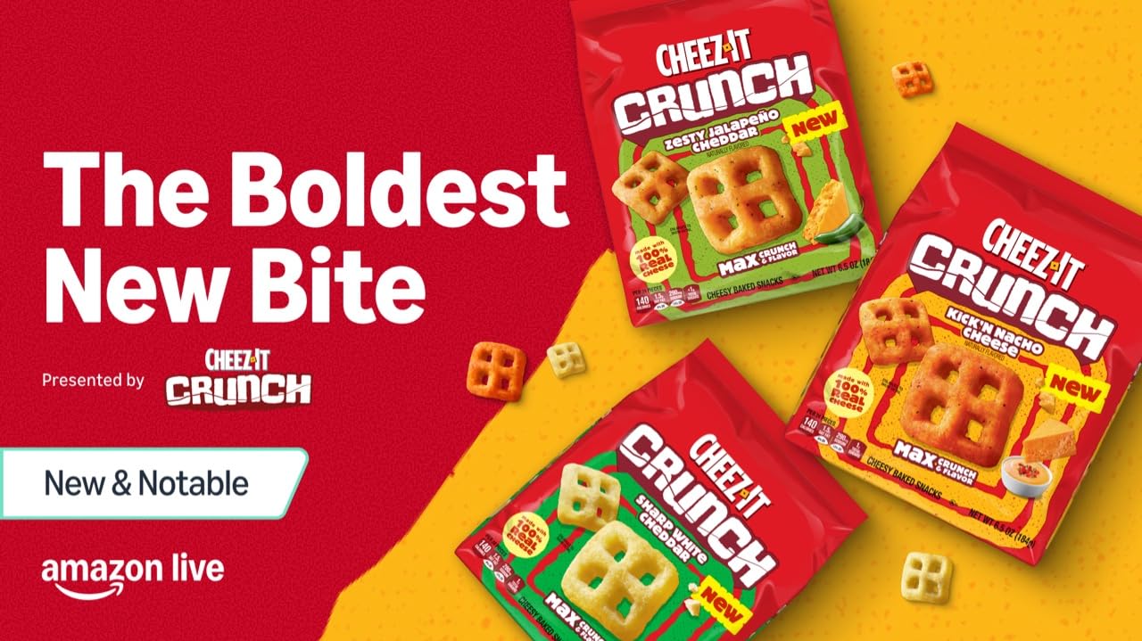 Watch The Boldest New Bite Presented by Cheez-It Crunch on Amazon Live
