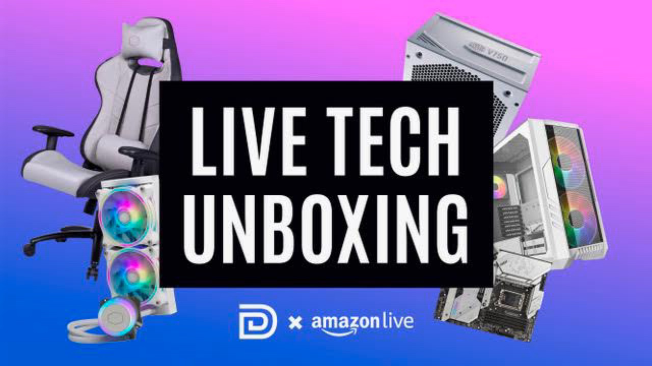 Watch Cooler Master PC Build Unboxing BenQ Showcase on Amazon Live