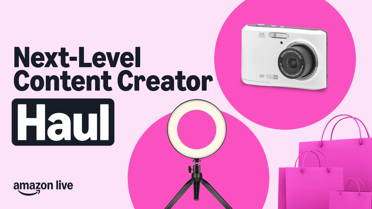 Watch Next Level Content Creator Haul on Amazon Live