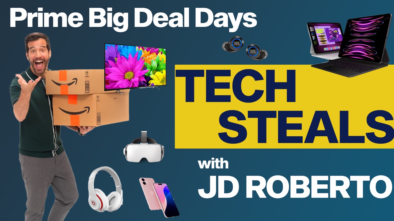 Watch Prime Big Deal Days Tech Steals on Amazon Live