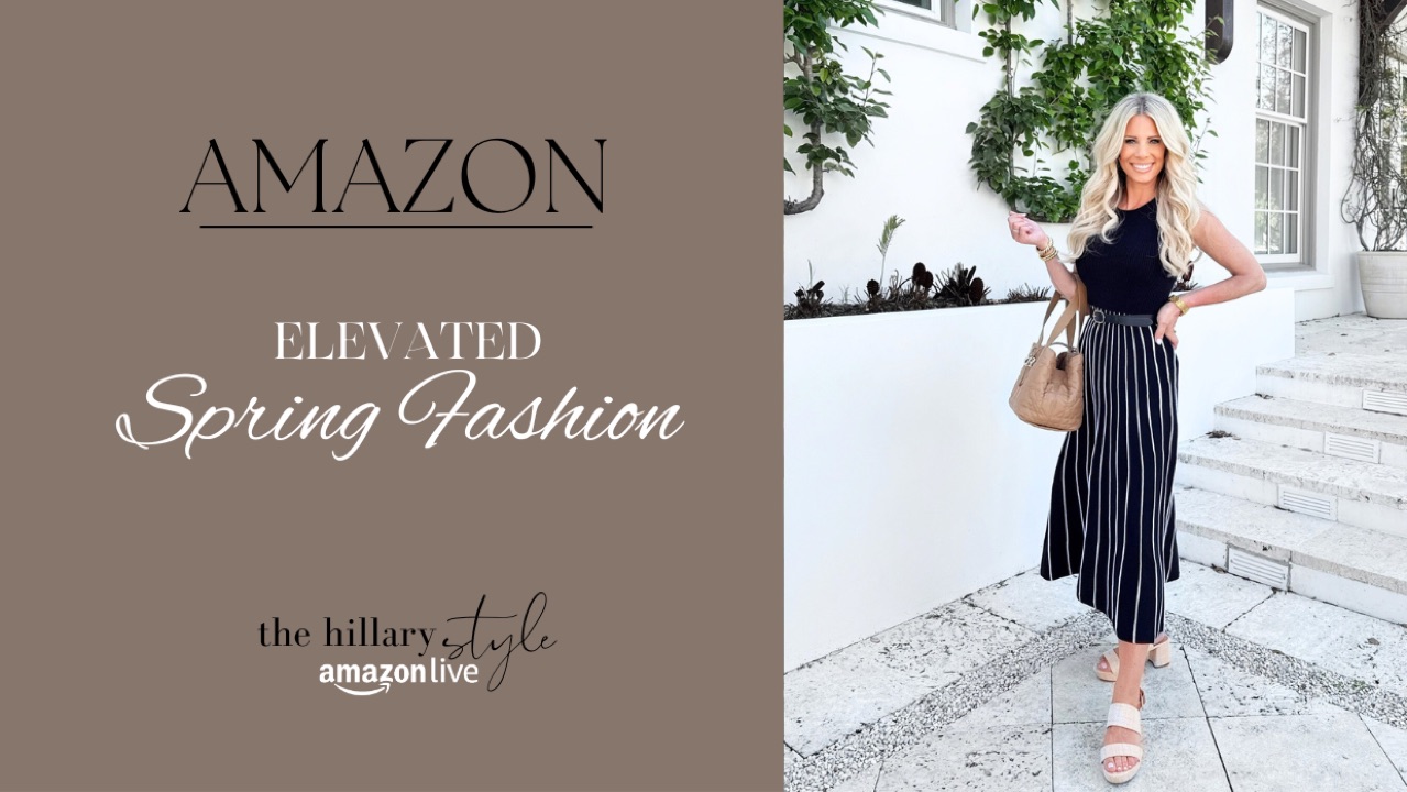 Watch ELEVATED Spring Fashion on Amazon Live