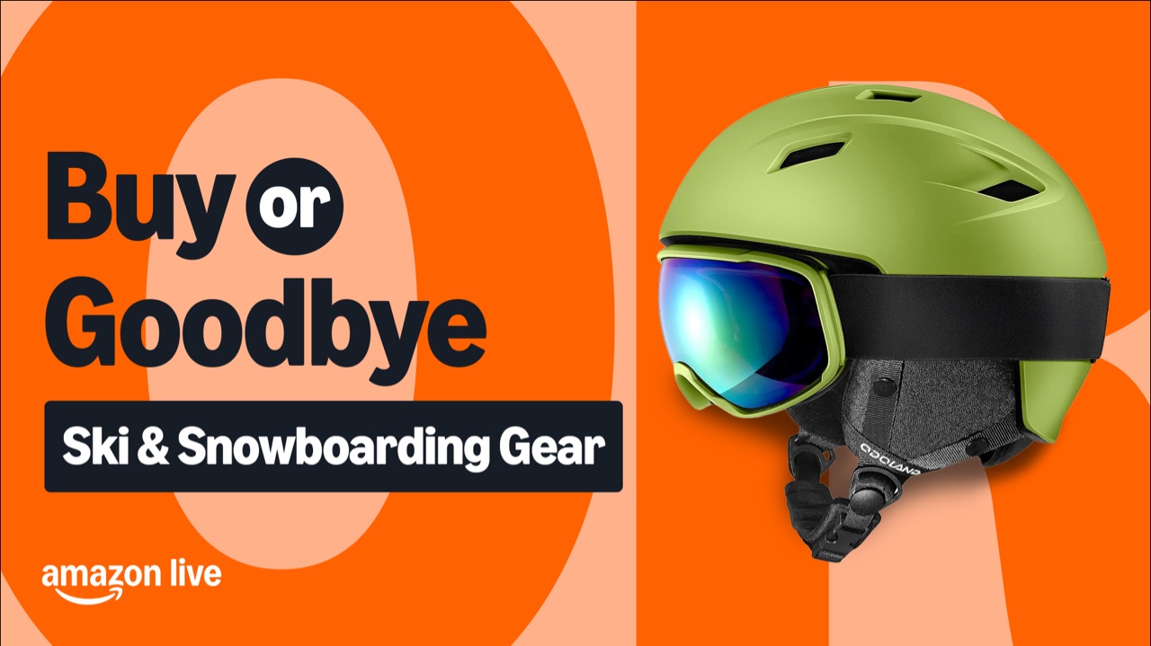 Watch Buy or Goodbye: Ski & Snowboarding Gear on Amazon Live