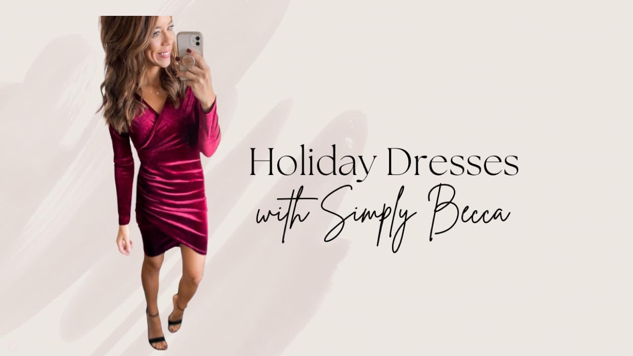 simply dresses holiday dresses Watch Amazon on Amazon Live SID-61097UE