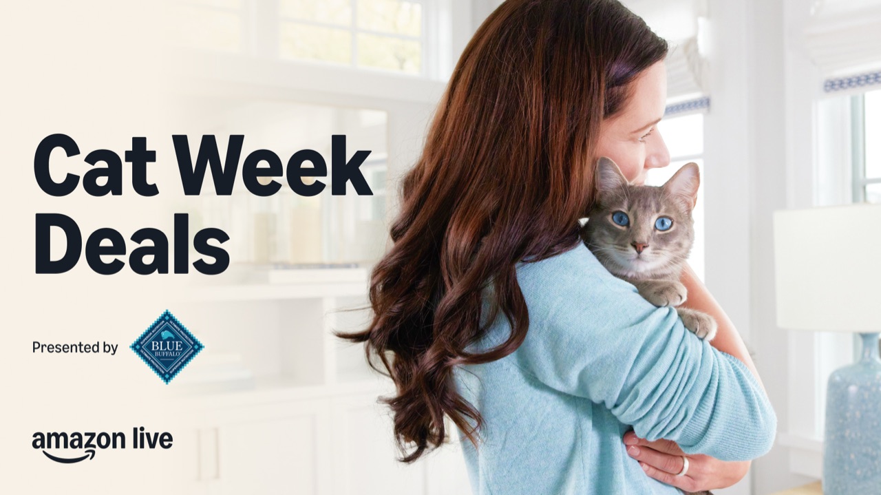 Watch Cat Week Deals Presented by Blue Buffalo on Amazon Live