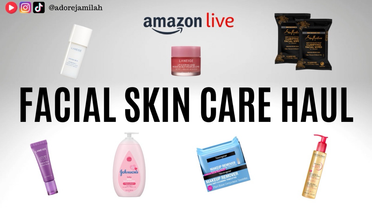 Watch Facial Skin Care Haul on Amazon Live