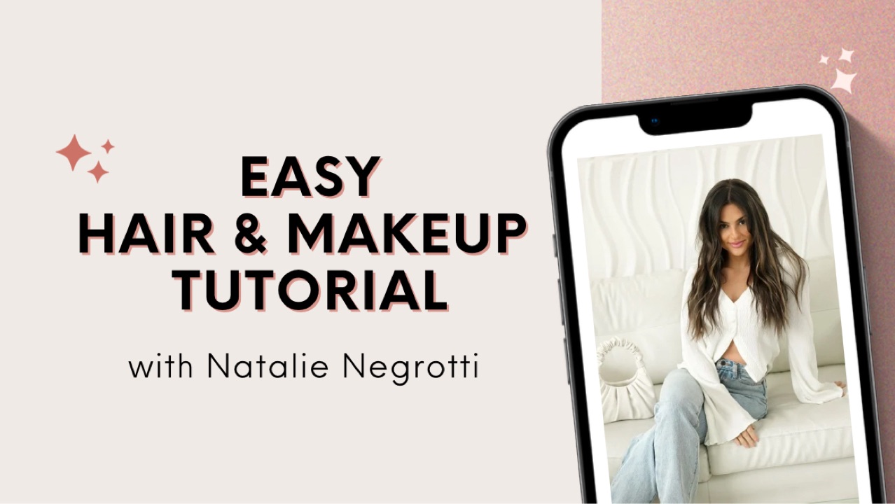 Watch Easy Hair & Makeup Tutorial on Amazon Live